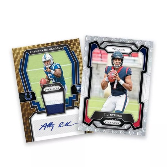 2023 Panini PRIZM Chrome Football NFL Trading Cards Fat Pack Retail Value Pack - Picture 5 of 10